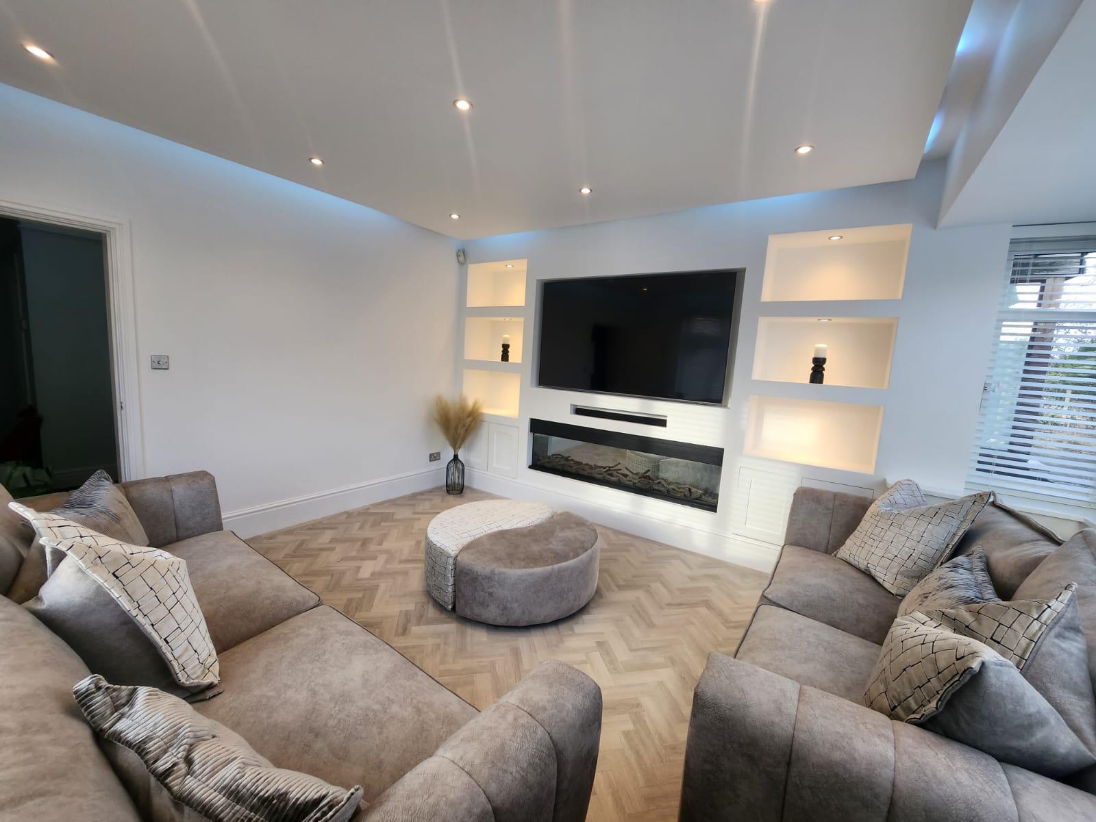 Bespoke Media Wall Installation